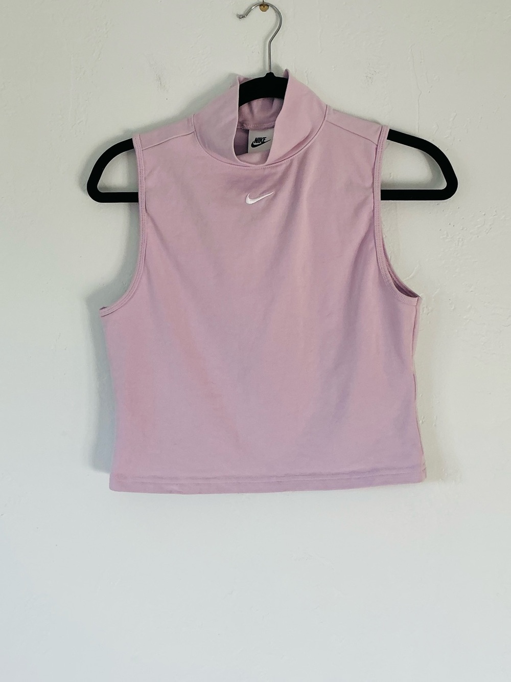 Nike Mock Neck Sleeveless Tank - Light Lilac